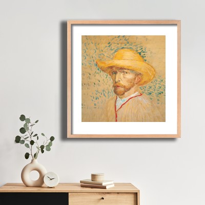 빈센트 반 고흐 고흐 자화상 그림 식물 장식과 함께 어울리는 명화액자 인테리어 이미지