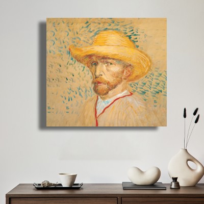 빈센트 반 고흐 고흐 자화상 그림 차분한 실내 분위기를 살리는 명화액자 공간 이미지