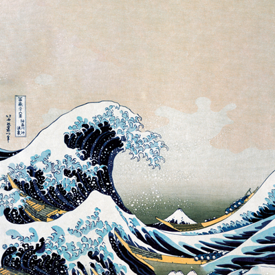 The Great Wave at Kanagawa 액자
