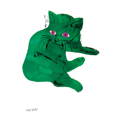 애디 워홀 / Green Cat 액자