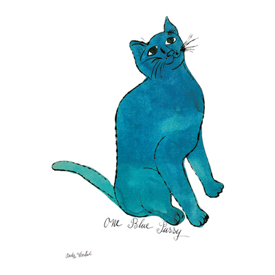 앤디 워홀 / One Blue Pussy 액자