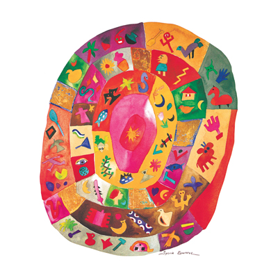 Labyrinth Medallion 액자