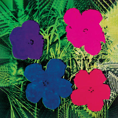 앤디 워홀 / Flowers(Purple, Blue, Pink, Red) 액자