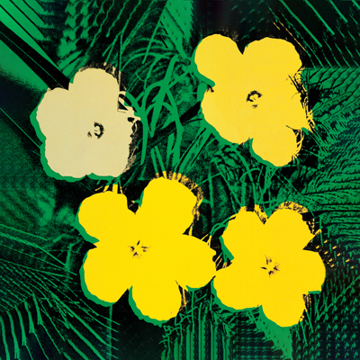 앤디 워홀 / Flowers(Yellow) 액자