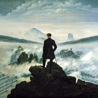 The Wanderer Above the Sea of Fog 액자