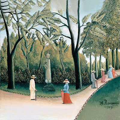 The Monument to Chopin in the Luxembourg Gardens 1909 액자