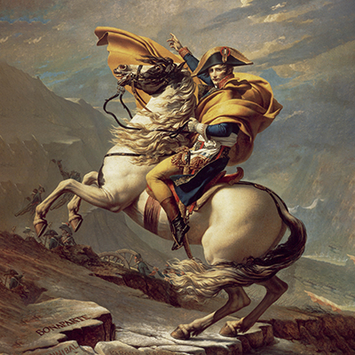 Bonaparte Crossing the Grand Saint-Bernard Pass, 20 May 1800 액자