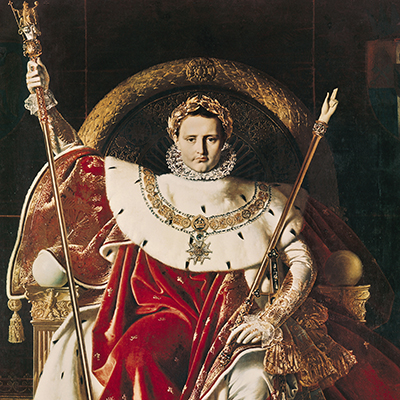 Napoleon I on His Imperial Throne 액자