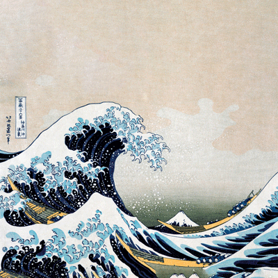 The Great Wave at Kanagawa 액자
