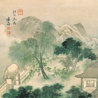 정선 / 仁谷幽居 액자