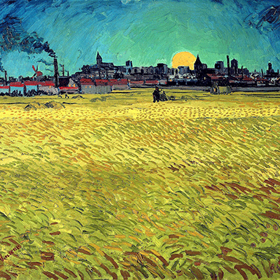 Summer evening in Arles 액자