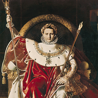 Napoleon I on His Imperial Throne 액자