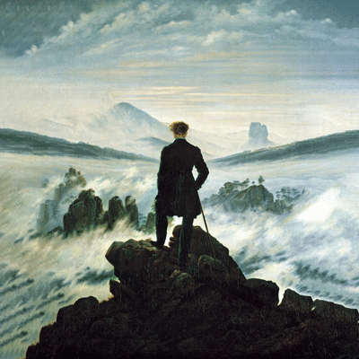 The Wanderer Above the Sea of Fog 액자