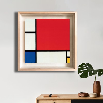 인테리어액자  Composition with Red Blue Yellow 거실-주방 제작 [태시스템액자]