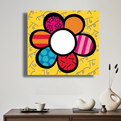 로메로 브리토 02Flower Power 차분한 실내 분위기를 살리는 명화액자 공간 이미지