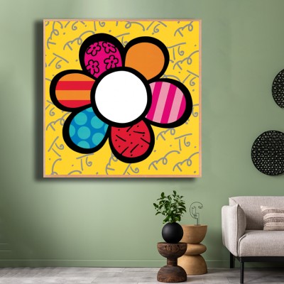 로메로 브리토 02Flower Power 그린톤 인테리어에 포인트를 주는 명화액자 연출 이미지