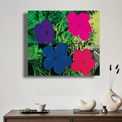 인테리어액자 Flowers(Purple, Blue, Pink, Red) 거실-주방 제작 [태시스템액자]