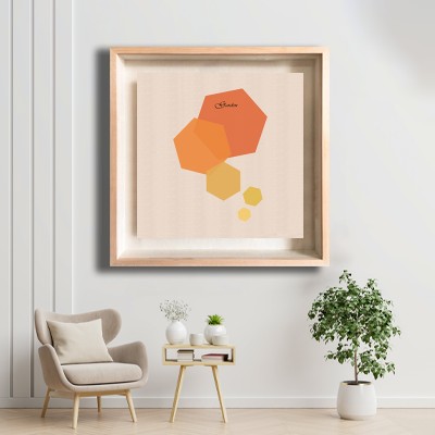 가든 화이트톤 거실 공간에 어울리는 인테리어액자 이미지