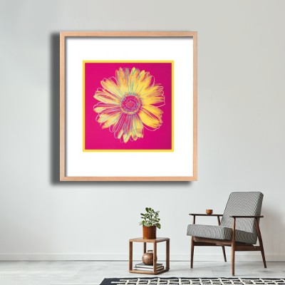 인테리어액자  Daisy(Fuschia and Yellow) 거실-주방 제작 [태시스템액자]