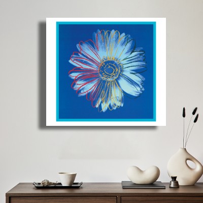 앤디 워홀 Daisy(Blue on Blue) 차분한 실내 분위기를 살리는 명화액자 공간 이미지