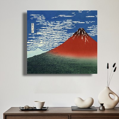 가쓰시카 호쿠사이 후지산 풍경 그림 차분한 실내 분위기를 살리는 명화액자 공간 이미지