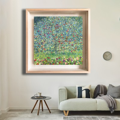 구스타프 클림트 사과나무 I (Apple Tree I) 밝은 거실 벽면에 어울리는 명화액자 인테리어 이미지